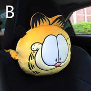 Coussin Appuie-Tête Voiture En Peluche Garfield - ConfortVoiture.fr