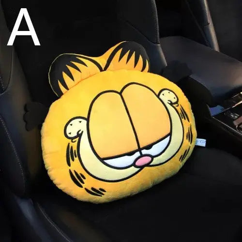 Coussin Appuie-Tête Voiture En Peluche Garfield - ConfortVoiture.fr