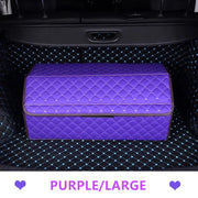 Organiseur De Coffre Pour Voiture Couleur Violette - ConfortVoiture.fr