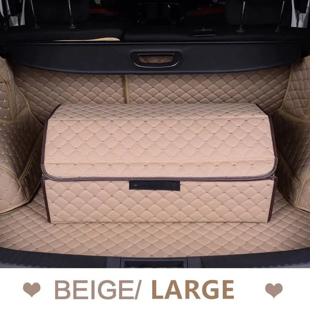 Organiseur De Coffre Beige - ConfortVoiture.fr