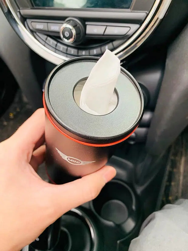 Boîte À Mouchoirs Alliage Métallique Mini Cooper - ConfortVoiture.fr