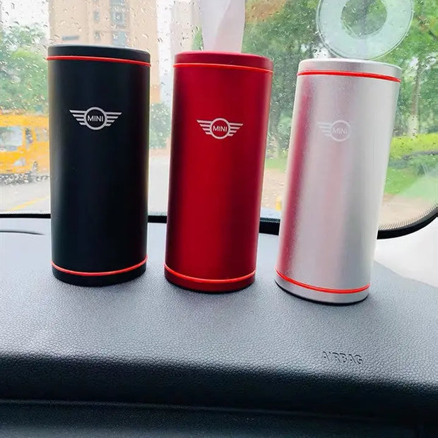 Boîte À Mouchoirs Alliage Métallique Mini Cooper - ConfortVoiture.fr