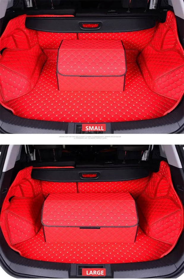 Organiseur De Coffre Rouge Pour Voiture - ConfortVoiture.fr