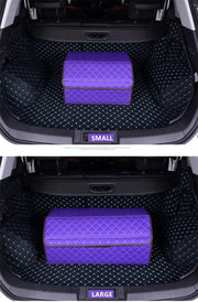 Organiseur De Coffre Pour Voiture Couleur Violette - ConfortVoiture.fr
