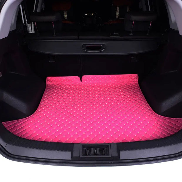 Organiseur De Coffre Voiture Personnalisé Rose - ConfortVoiture.fr