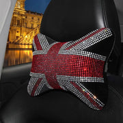 Coussin Appuie-Tête Union Jack Pour Voitures - ConfortVoiture.fr