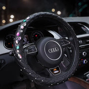 Housse De Volant Brillante Avec Strass - ConfortVoiture.fr