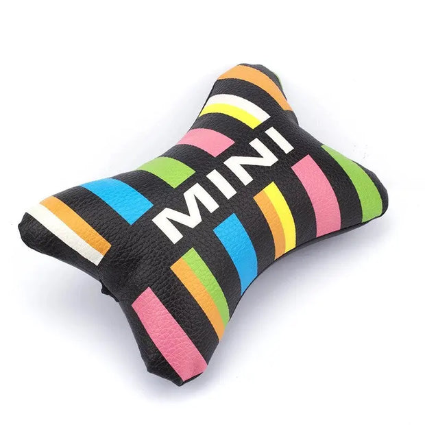Coussin Repose-Tête Forme Os Pour Voiture MINI Cooper - ConfortVoiture.fr