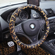 Housse De Volant Motif Léopard Cheetah - ConfortVoiture.fr