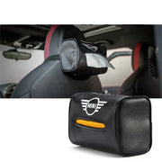 Boîte À Mouchoirs Dossier Siège Mini Cooper Logo - ConfortVoiture.fr