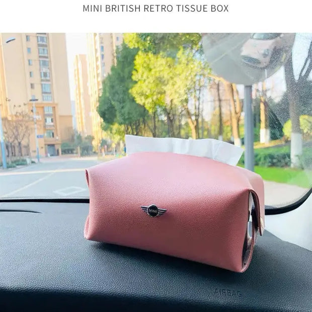 Boîte À Mouchoirs Mini Cooper Design Vintage - ConfortVoiture.fr