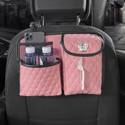 Organiseur De Siège Arrière Bling Rose Pour Voiture - ConfortVoiture.fr