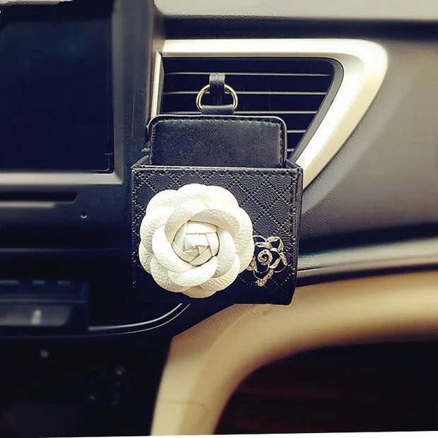 Porte-Lunettes Pare-Soleil Floral Pour Téléphone Portable - ConfortVoiture.fr