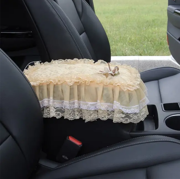 Couvre-Console Pour Voiture Avec Fini Dentelle - ConfortVoiture.fr
