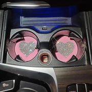 Sous-Verres et Cale Anti-Dérapants Pour Voiture Roses - ConfortVoiture.fr