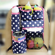 Organiseur De Siège Arrière À Pois - ConfortVoiture.fr