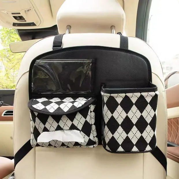 Organiseur De Siège Auto Avec Tournesol Pour Accessoires - ConfortVoiture.fr