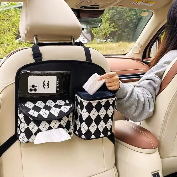 Organiseur De Siège Auto Avec Tournesol Pour Accessoires - ConfortVoiture.fr