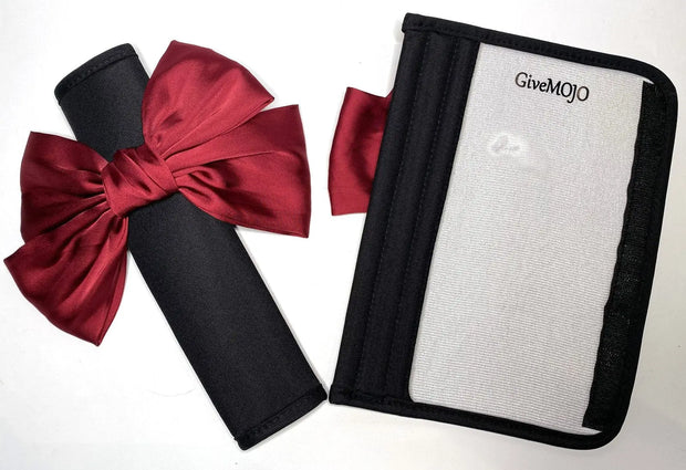 Protège-Ceinture Avec Nœud Chiffon Rouge GiveMOJO - ConfortVoiture.fr